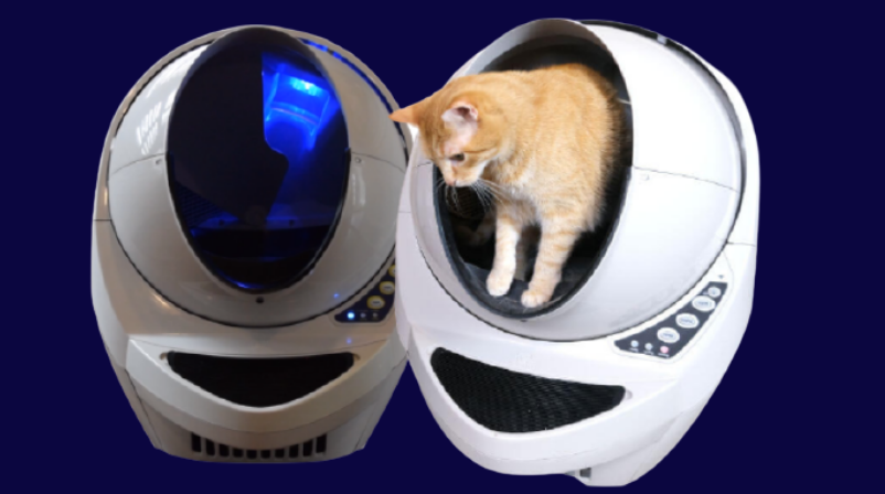 Самоочищающийся туалетный лоток, такой как Litter-Robot