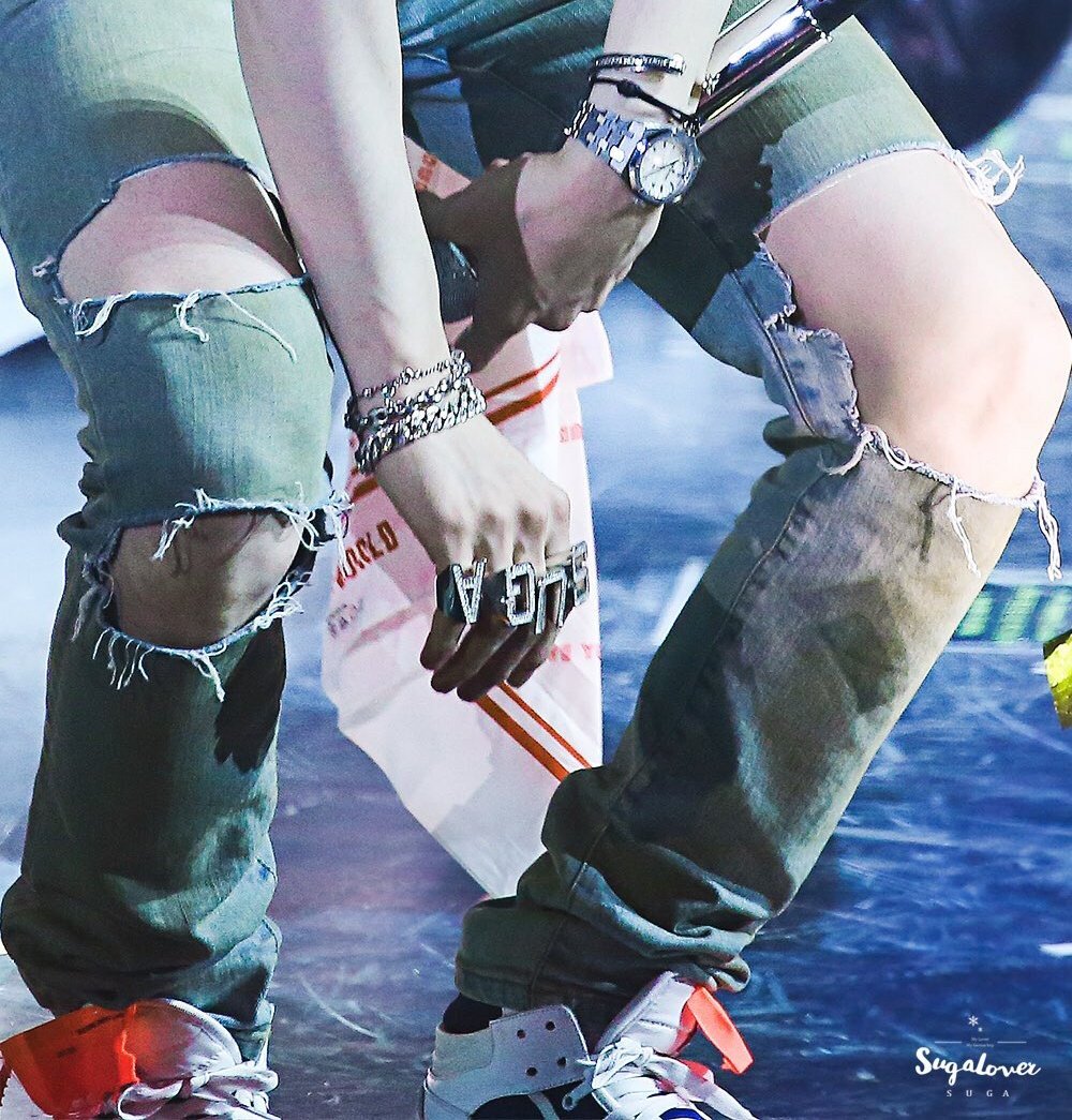 BTS. Suga & his legs.