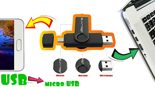 ⚡ НЕРЕАЛЬНО КРУТАЯ УНИВЕРСАЛЬНАЯ OTG ФЛЕШКА USB - microUSB С АЛИЭКСПРЕСС