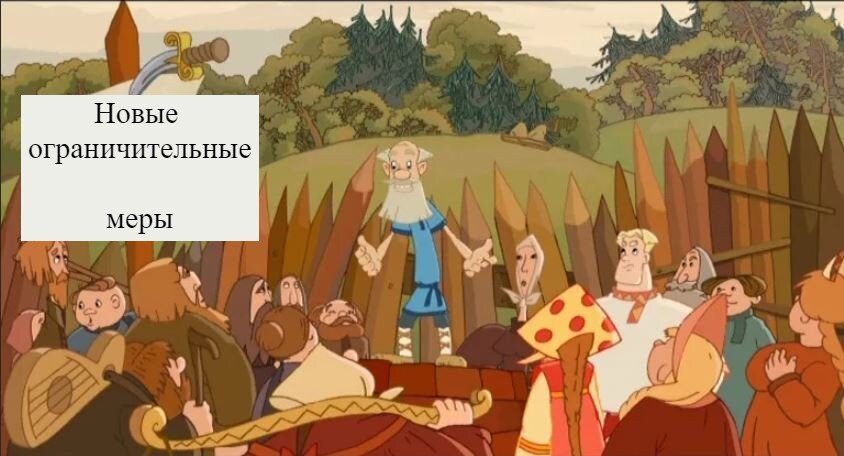 Кадр из мультфильма: Алеша Попович и Тугарин Змей