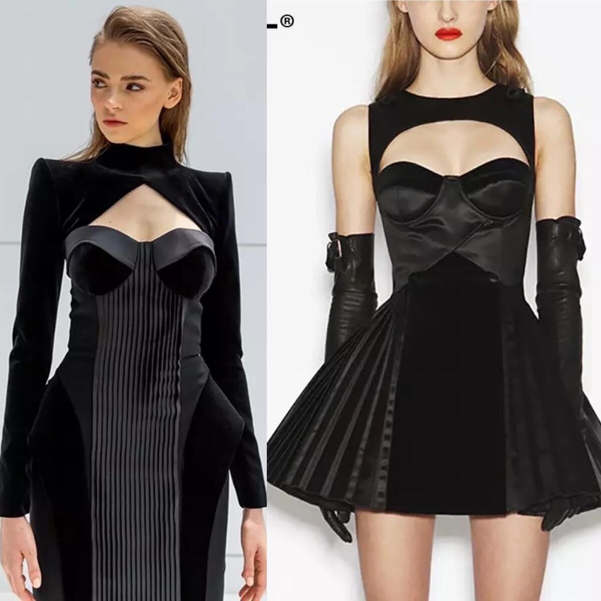 Платья в драматическом стиле