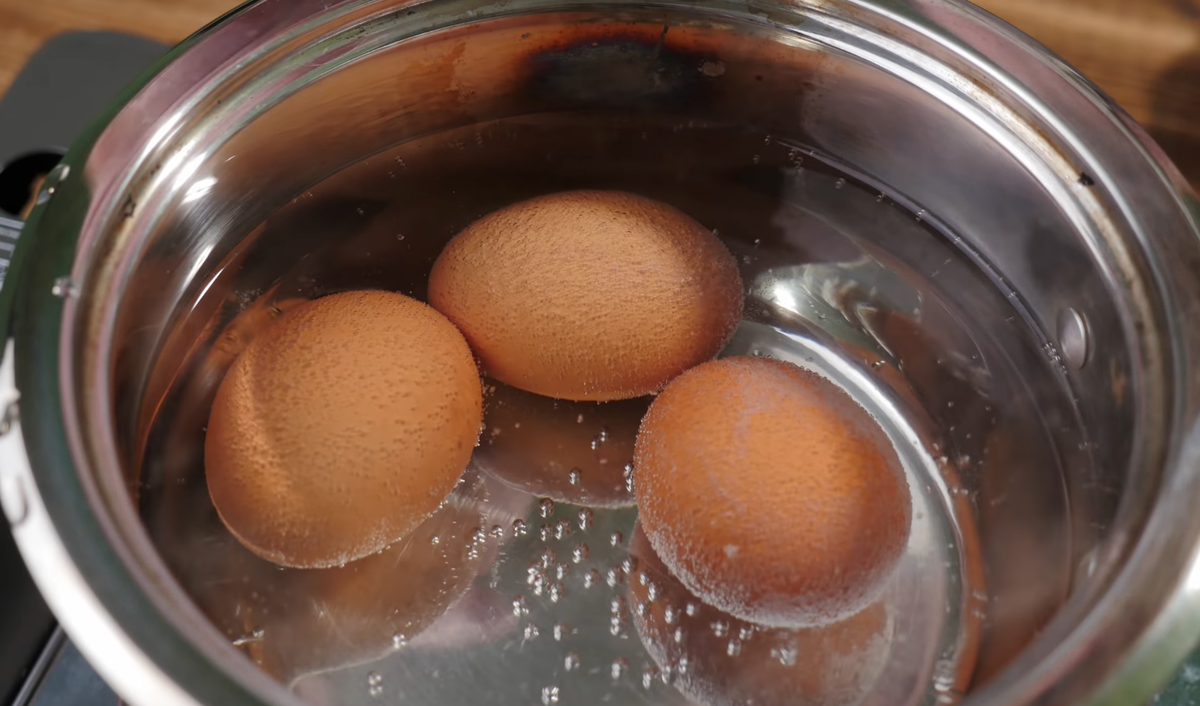 Промежуточный этап в готовке