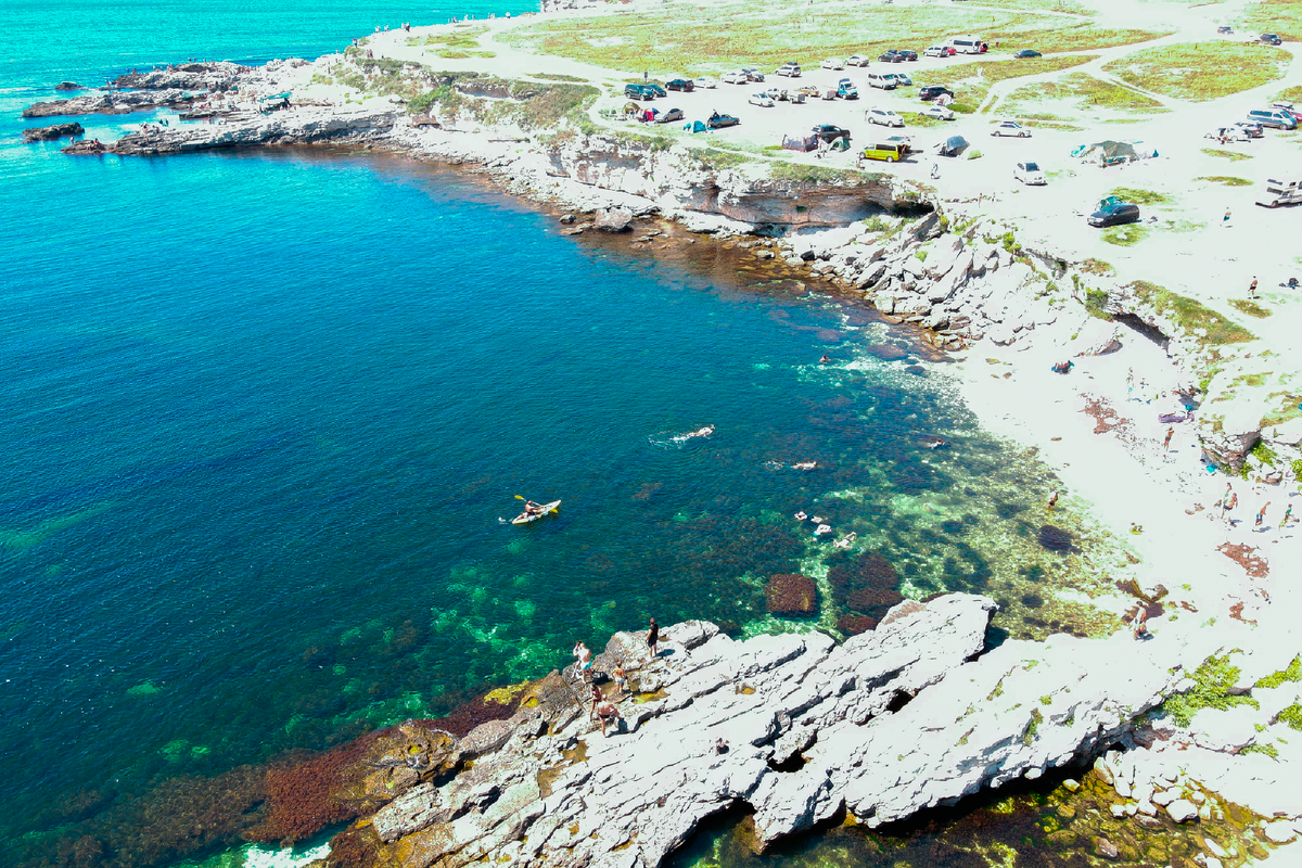 Дикий пляж на мысе Тарханкут 