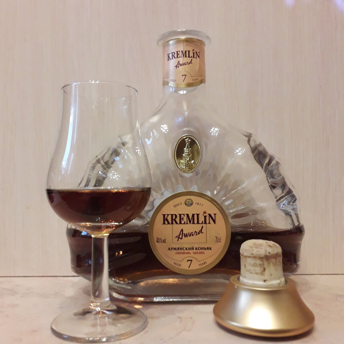 Дегустация коньяка Кремлин 7 лет