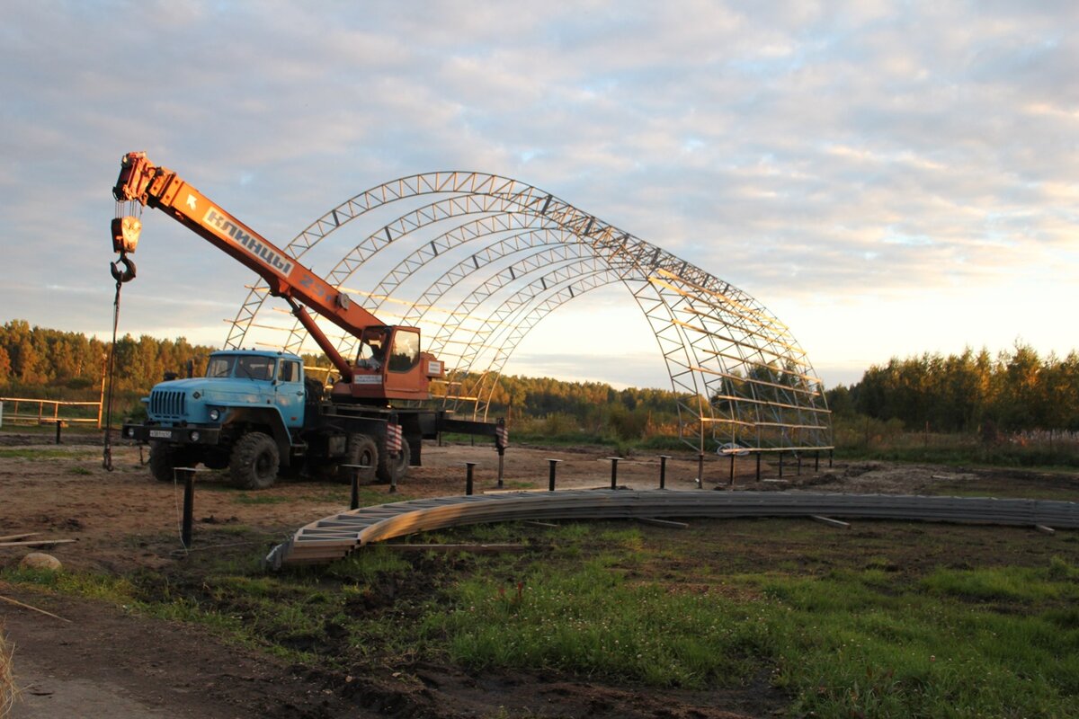 Начало стройки 2015 год