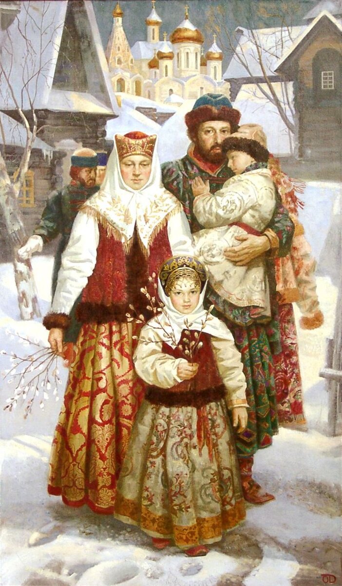 О.Денисова "Вербное воскресенье"