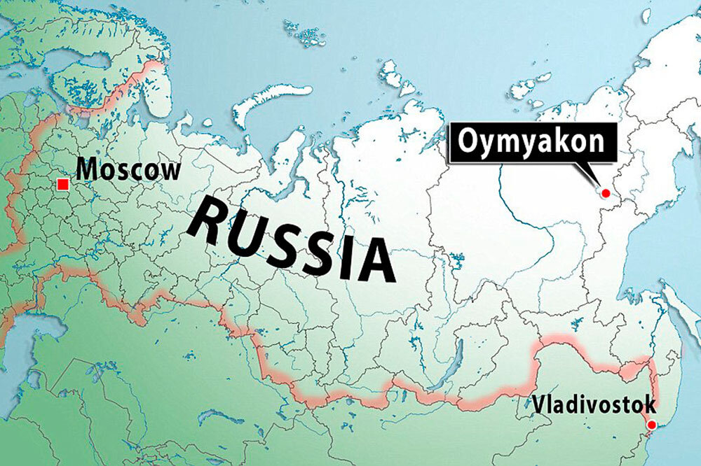 Географическое положение Оймякона на карте России - источник: https://travel-ykt.ru/geografiya/naselennye-punkty/ojmyakon-polyus-holoda.html?sa=X&ved=2ahUKEwjH85b-oqzoAhUMg5IKHd7ABz8Q9QF6BAgKEAI 