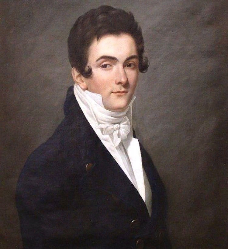 Вот он, денди, а на шее - та самая именная бабочка