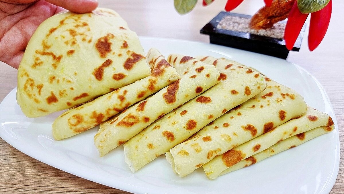 Кабачковые блины без яиц