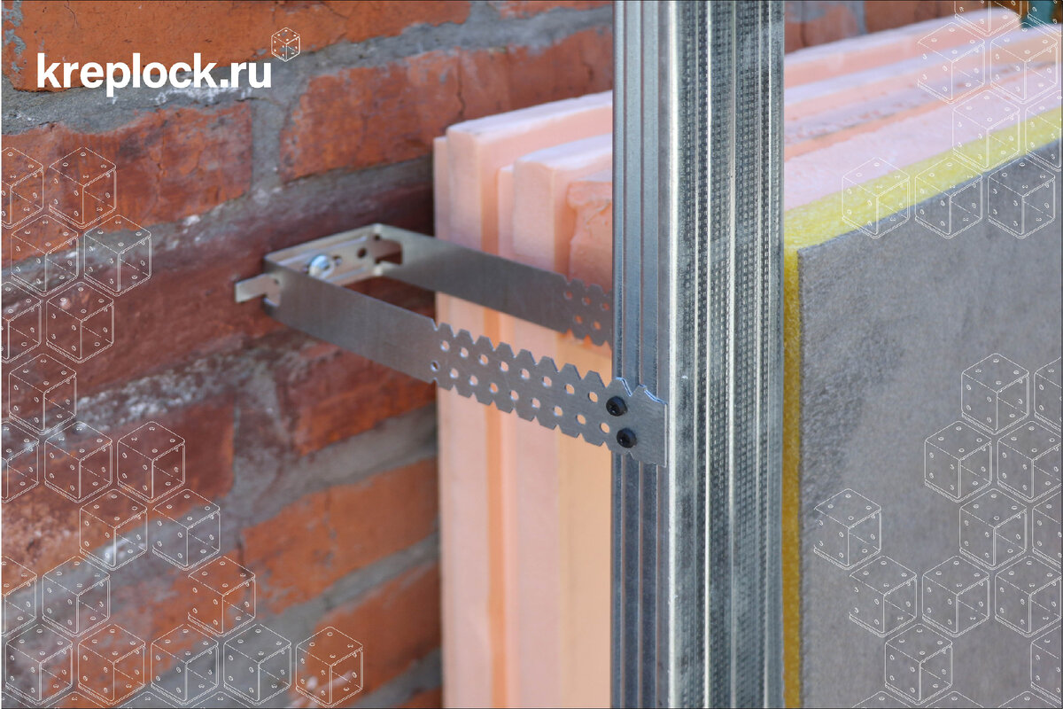 Установка подвеса фасадного усиленного 