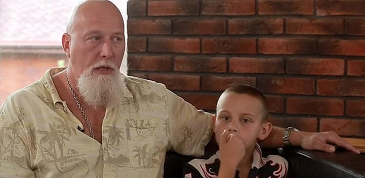 Дмитрий Виноградов с сыном Валентином