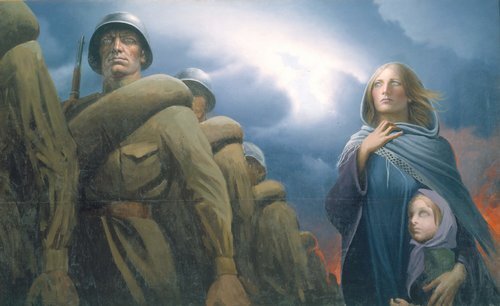 Художник Константин Васильев. Прощание славянки.