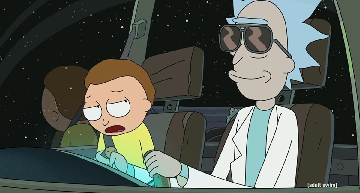    кадр из мультика "Рик и Морти"