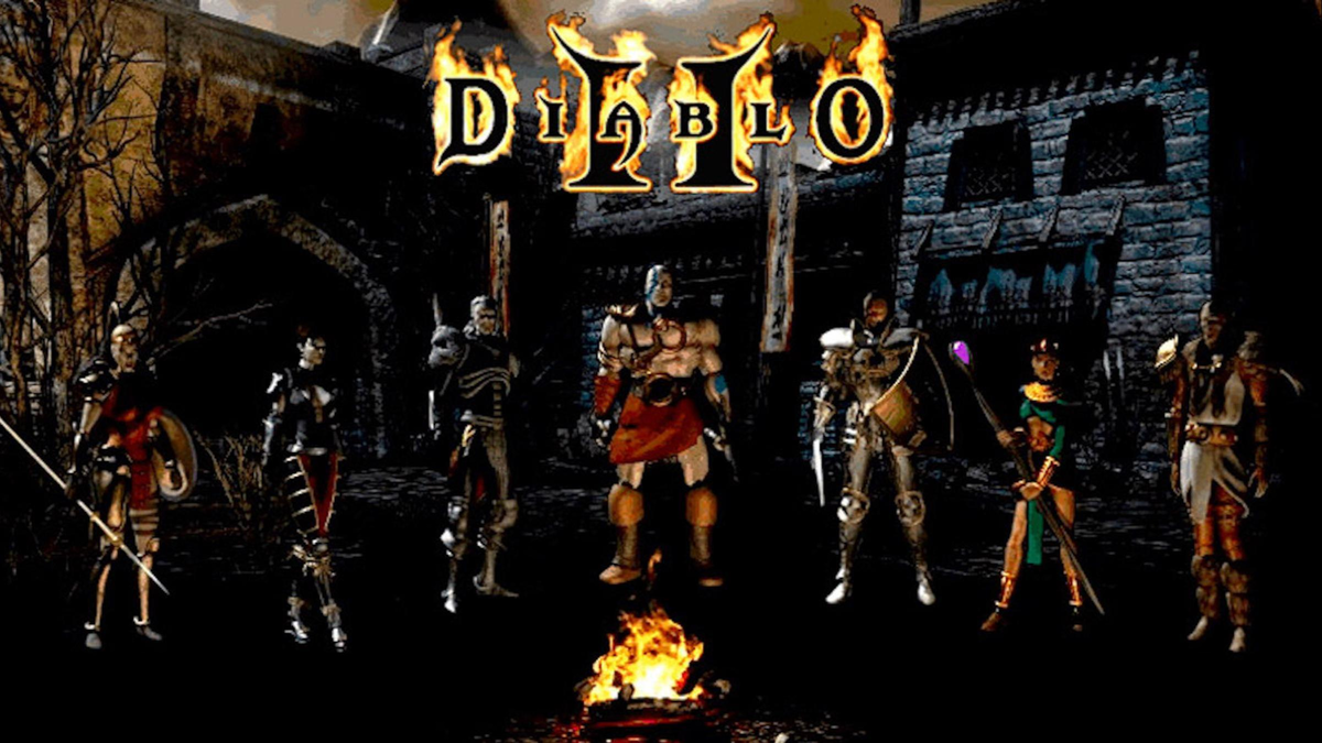 Diablo 2 Lord of Destruction окно создания персонажа.