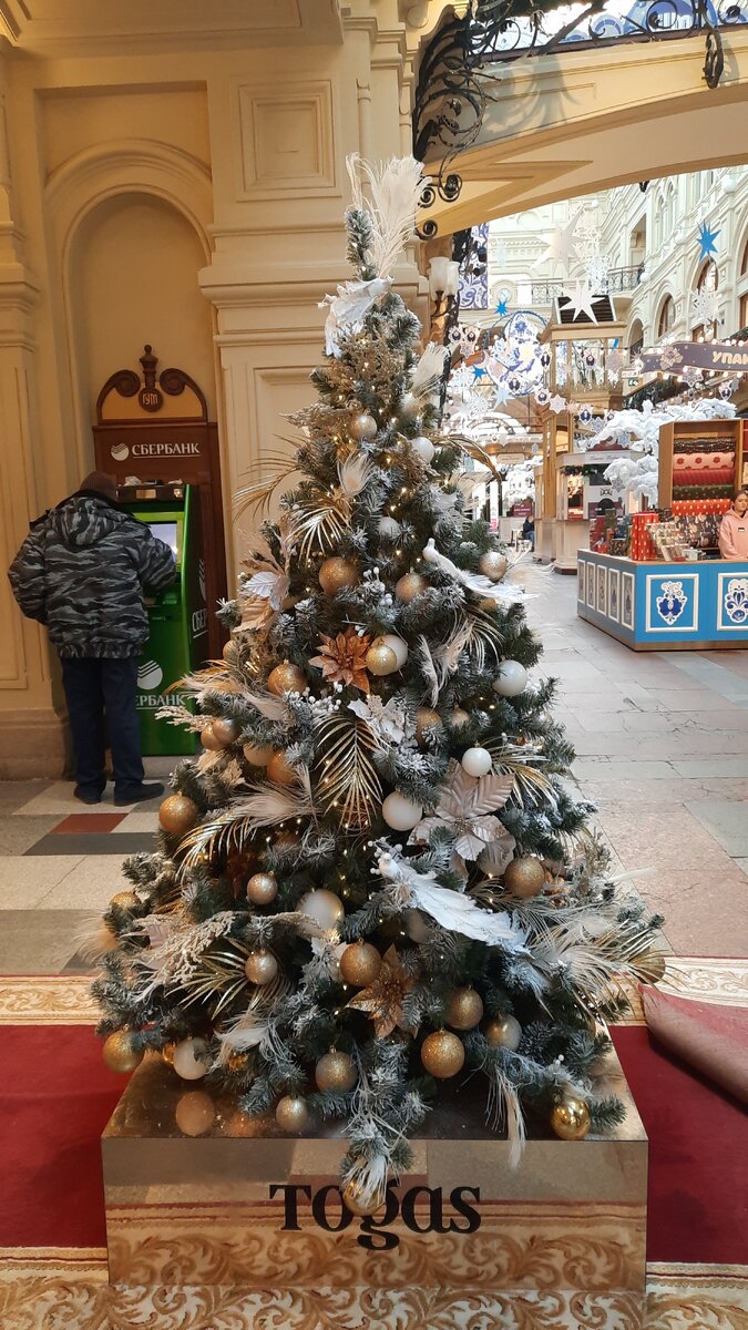Выставка ёлок в ГУМе