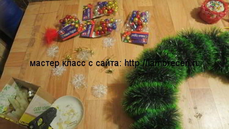 Рождественский венок своими руками