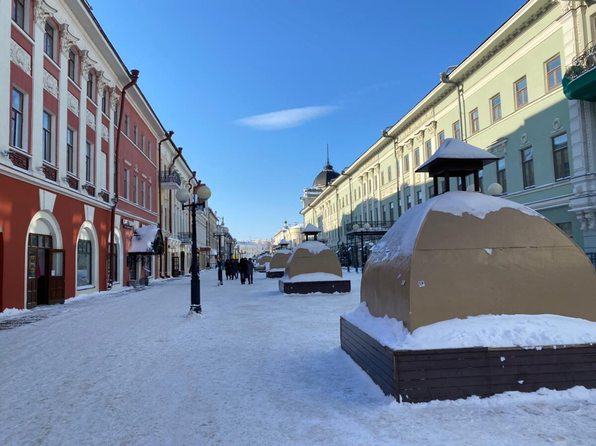 Казань зимняя❄️Улица Баумана и Кремль. | Экскурсии без экскурсоводов | Дзен