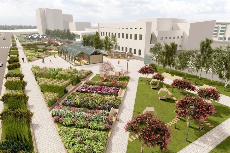     В центре Красноярска появится «Цветочный квартал». Фото: мэрия Красноярска