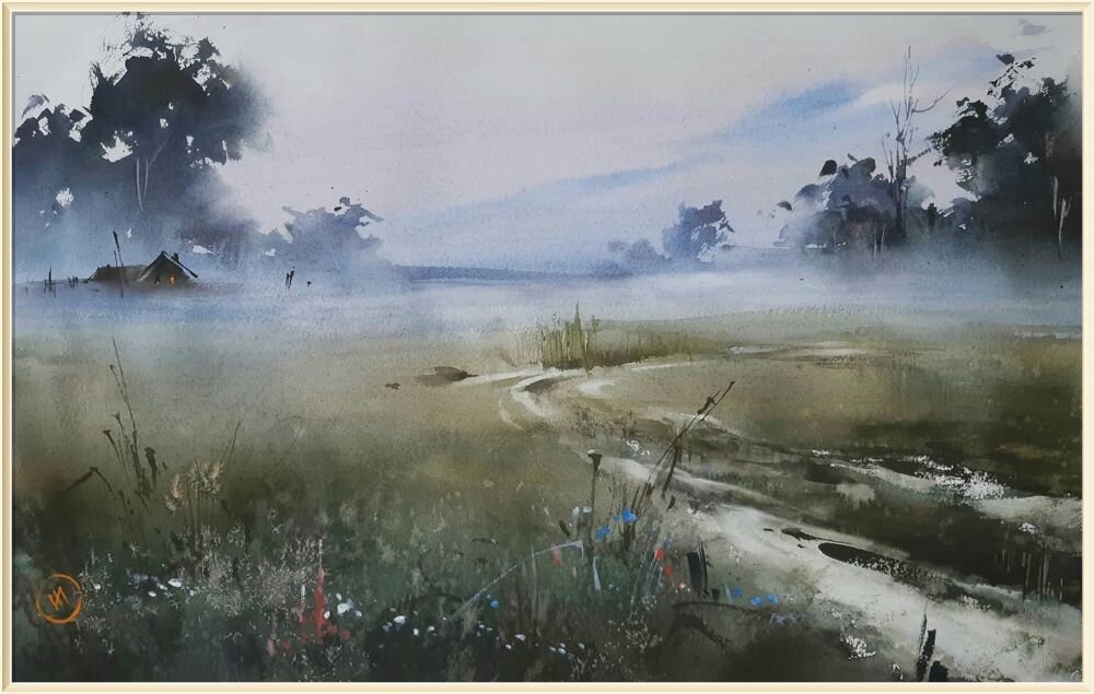 � ���� ������ / Ilya Ibryaev  After the rain - 53x35 cm / ����� ����� - 53�35 ��
