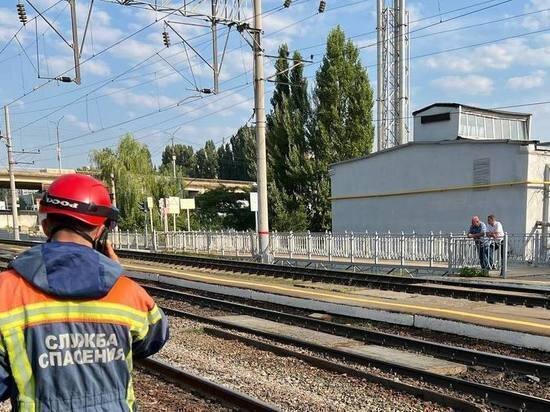     В Саратове в Заводском районе грузовой поезд травмировал пожилую женщину Фото: Облспас