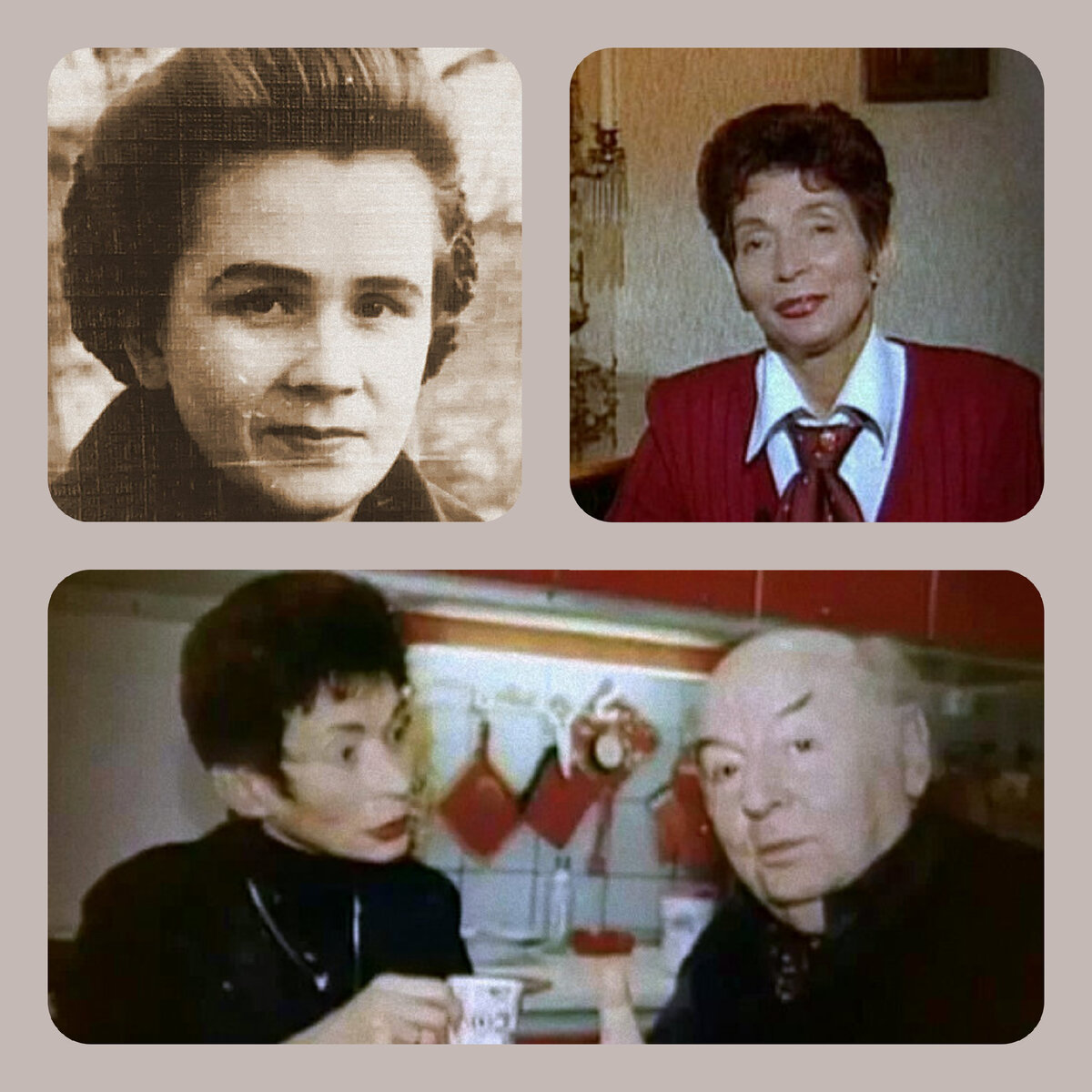 Любимые женщины Бориса Иванова, слева вверху Ольга Якунина, справа и внизу Наталья Богданова
