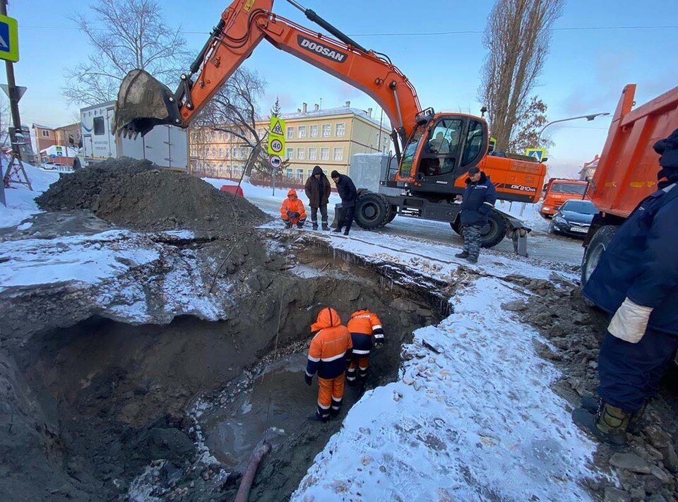     Коммунальная авария в Барнауле  пресс-службы администрации Барнаула