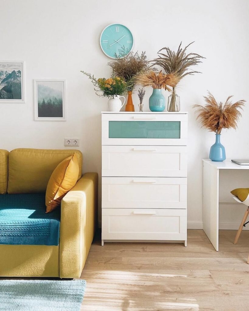 Солнечная квартира. Как семья с детьми со вкусом оформила свои 47 кв. м. без дизайнера