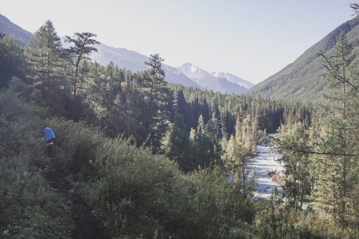 На тропе у реки Кучерла.