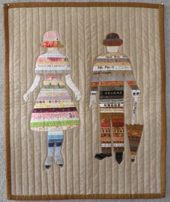 изделия из кромок, фото найдены на Pinterest