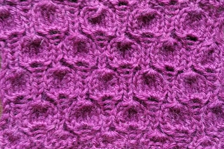 Изнаночная сторона узора