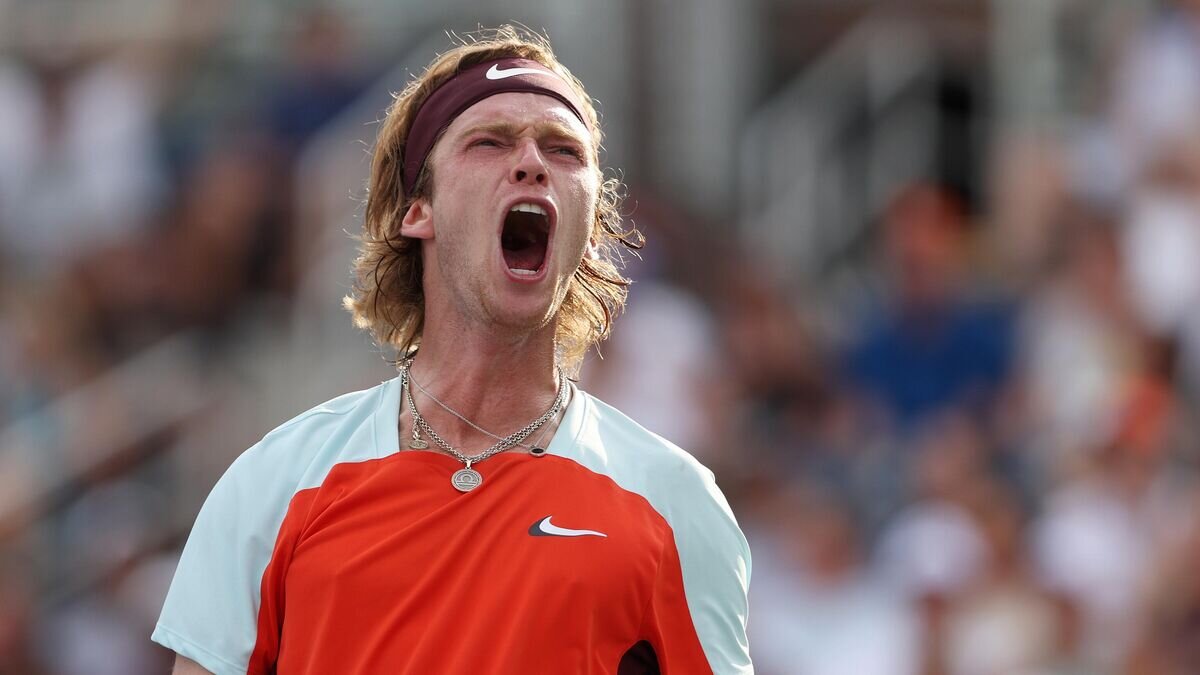    Российский теннисист Андрей Рублев© пресс-служба ATP Tour