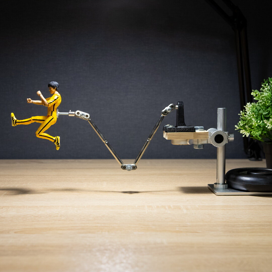 Риг для поддержания фигур для stop-motion анимации который я сделал сам