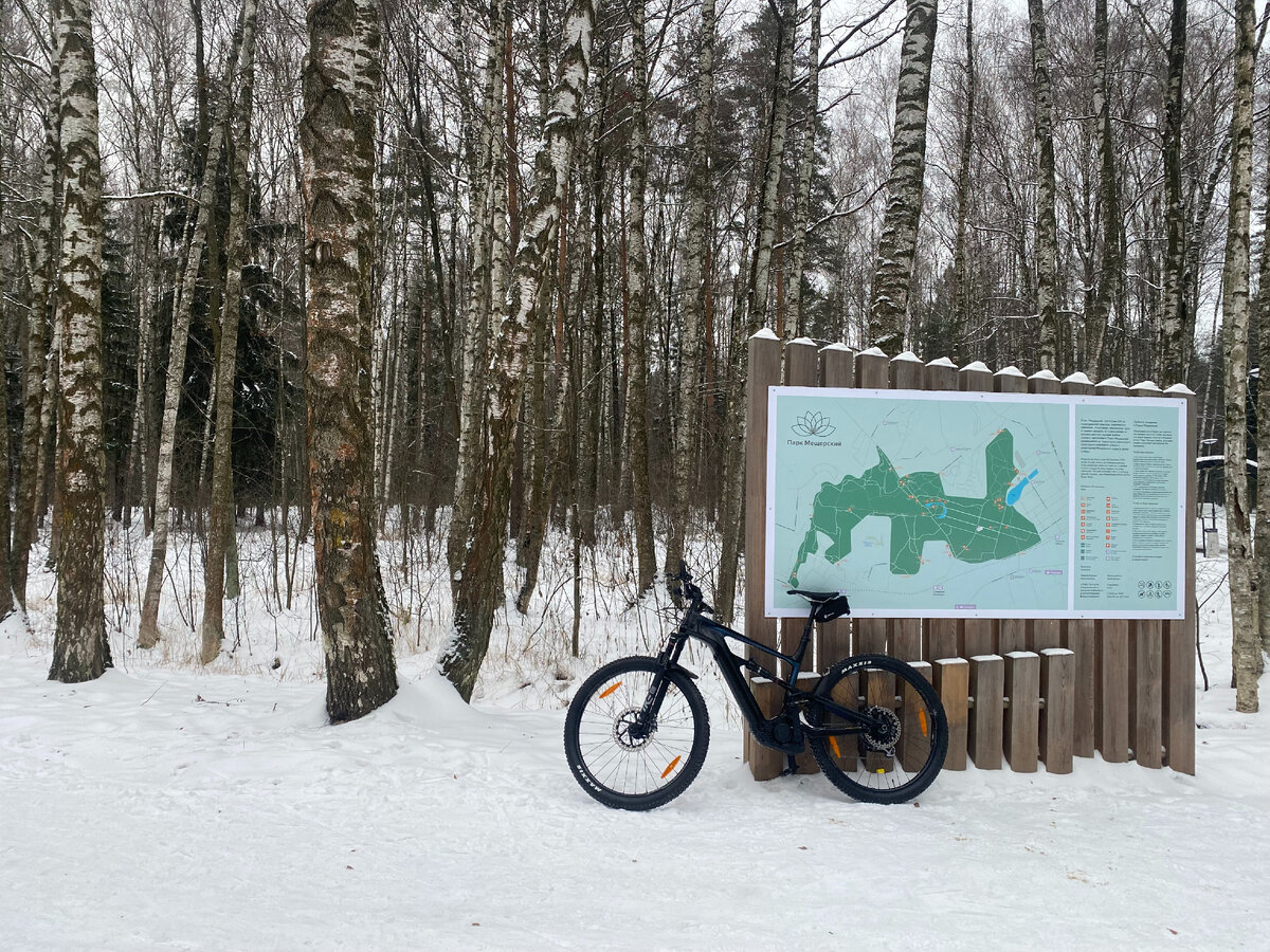 Карта Мещерского парка