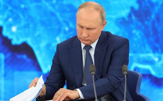    Президент РФ Владимир Путин, фото с сайта Кремля.