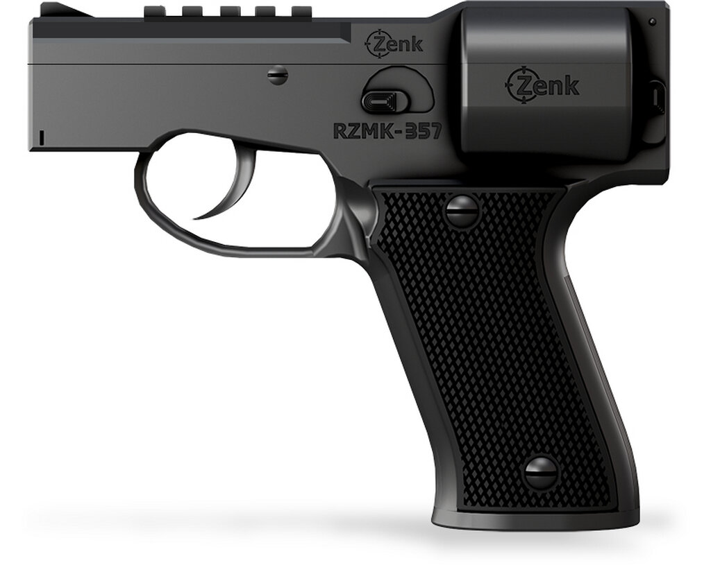 Благодаря оригинальной компоновке Zenk RZMK-357 имеет общую длину всего 174 мм при длине ствола 111 мм
