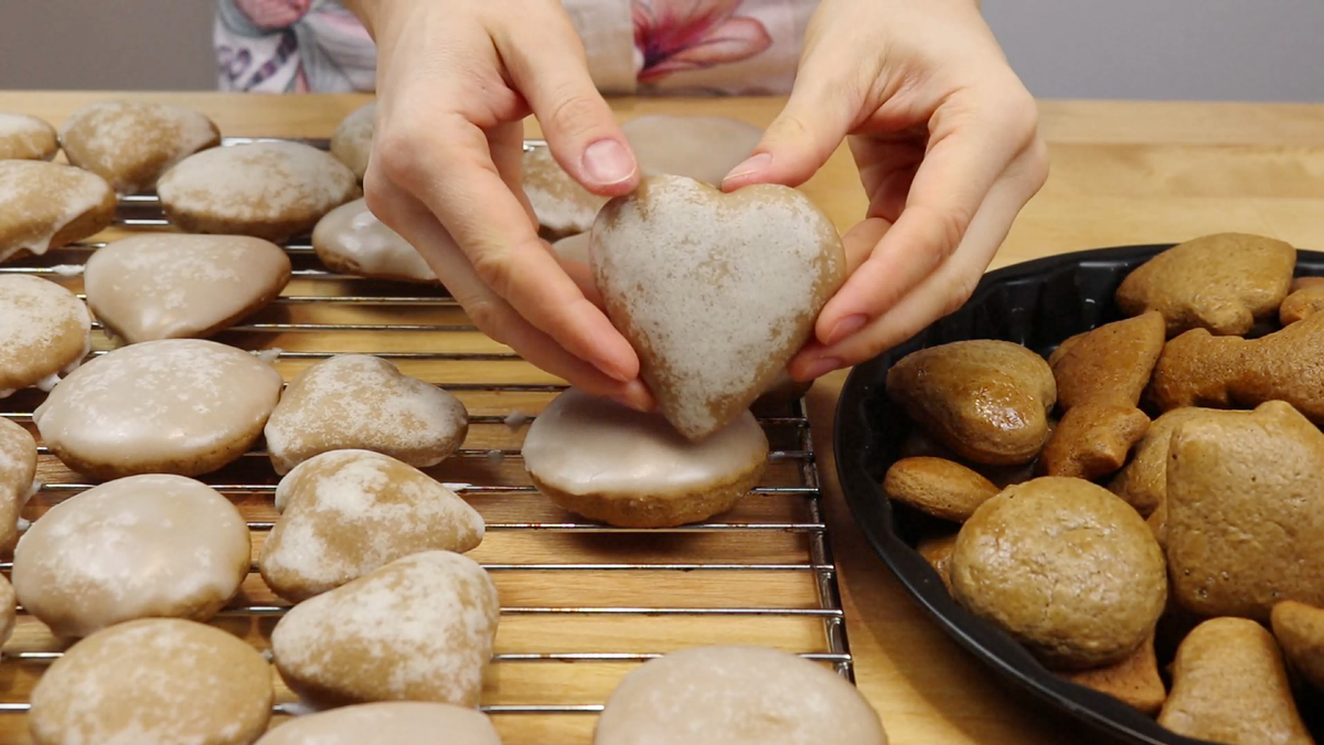 Медовые пряники с начинкой 