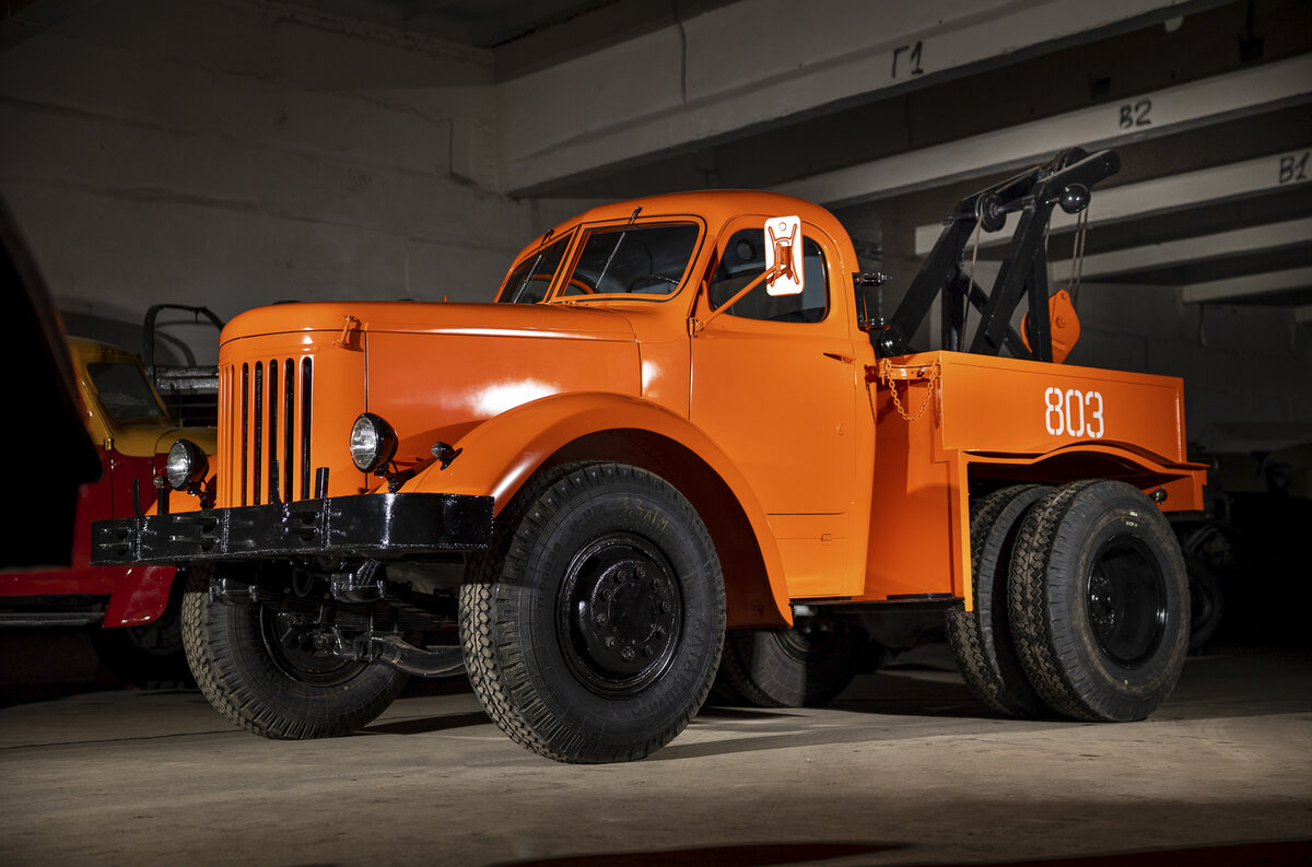 Тягач-эвакуатор «МазЗил». Фото: Музей транспорта Москвы.