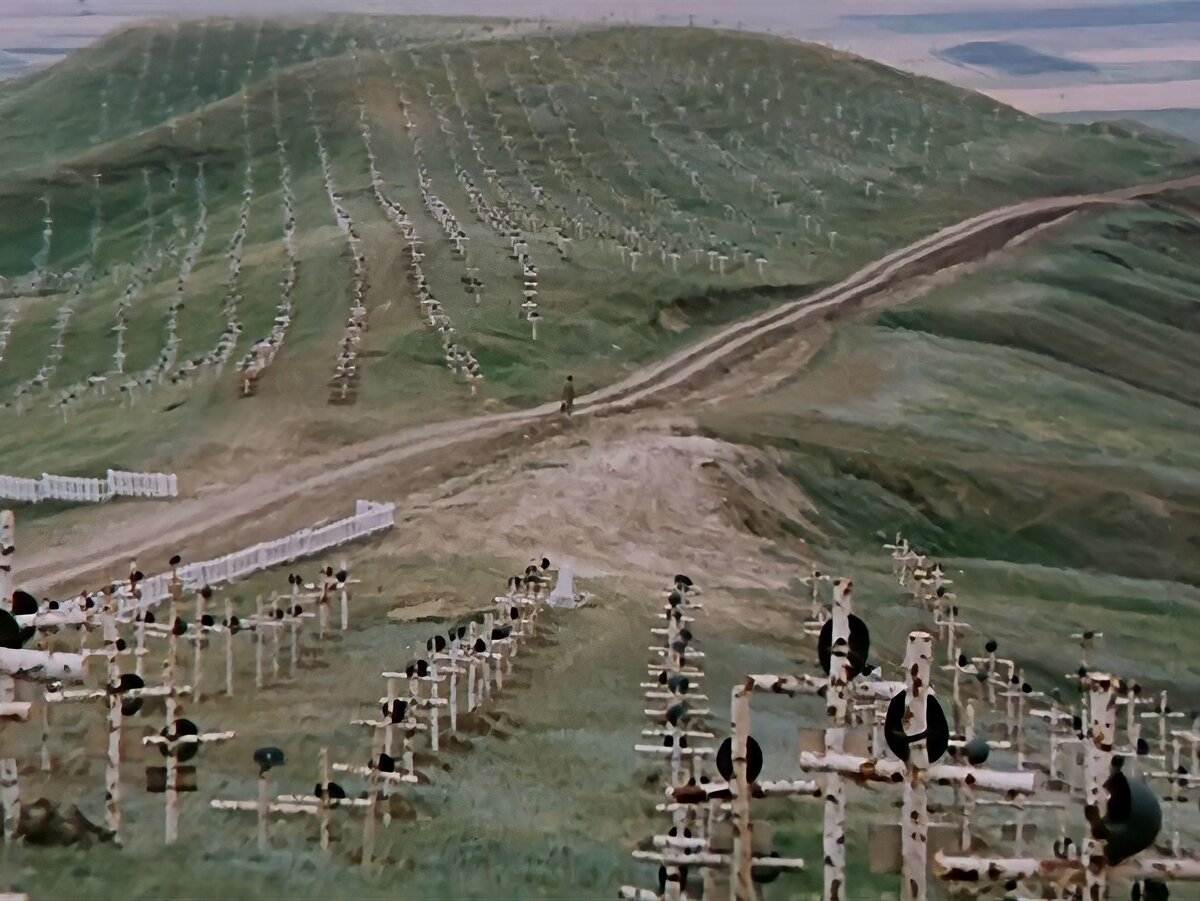 Кадр из фильма «Подсолнухи», 1970 год, режиссер Витторио Де Сика