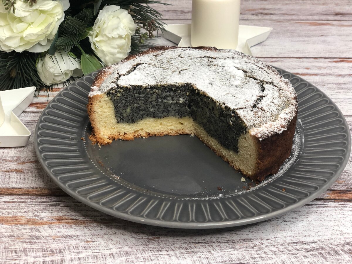 Пирог с маковой начинкой