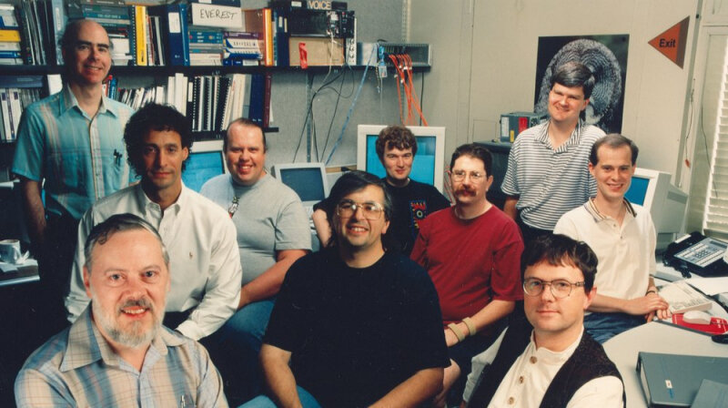 Разработчики Plan 9, подразделение Computing Techniques Research Department. Фото: Nokia/Bell Labs