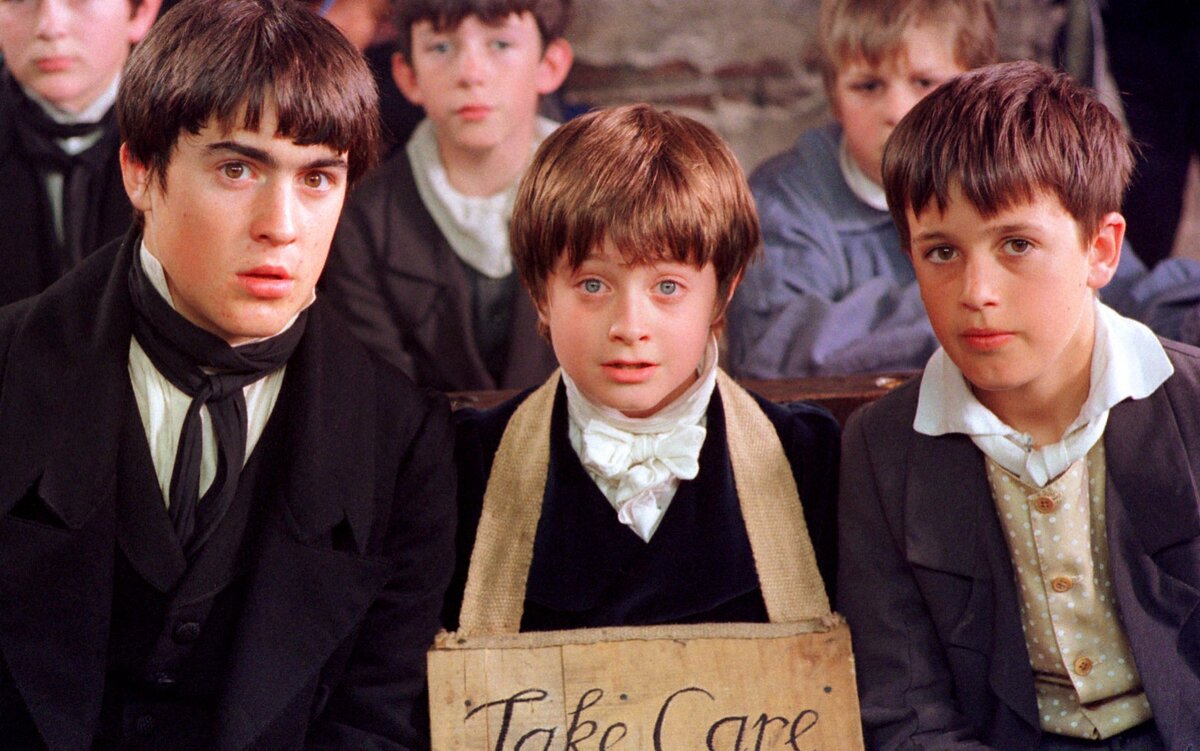 Дэниел Редклифф в фильме "Дэвид Копперфилд", 1999 год.