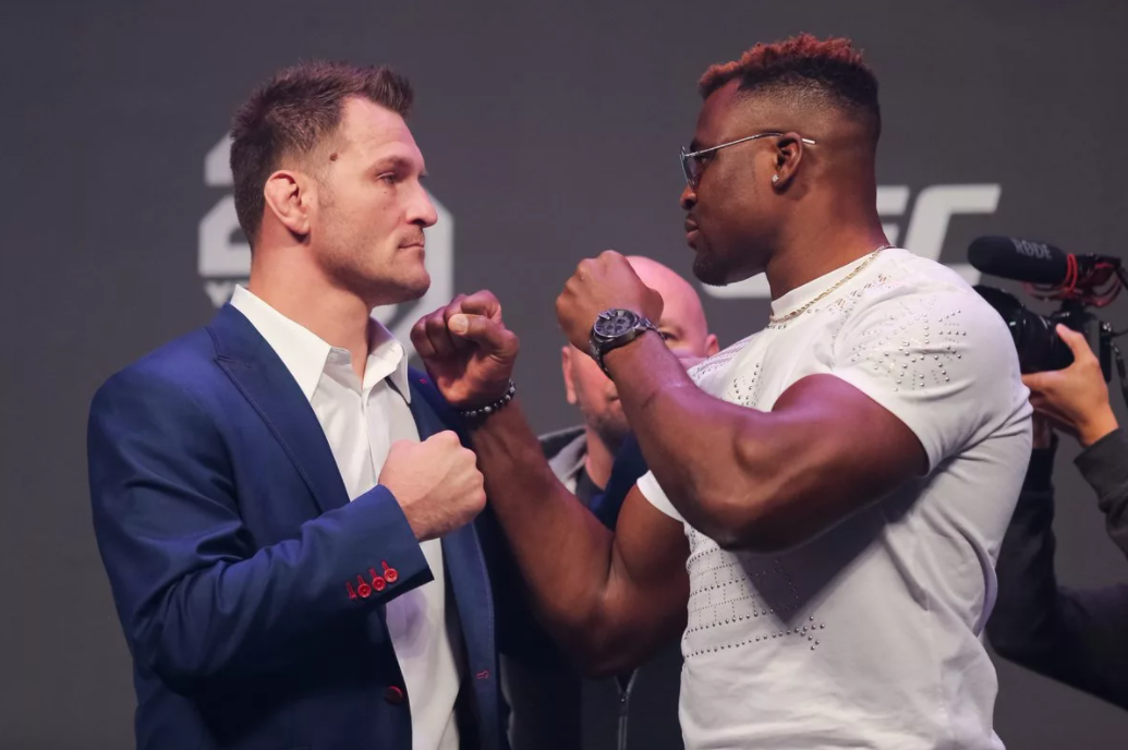 Стиппе Миочич vs Франсис Нгану в стердаун с первого боя