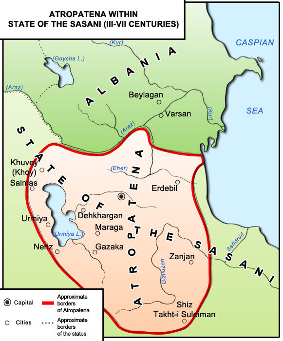 Албания и Атропатена в составе Сасанидского  государства (III - V вв.)