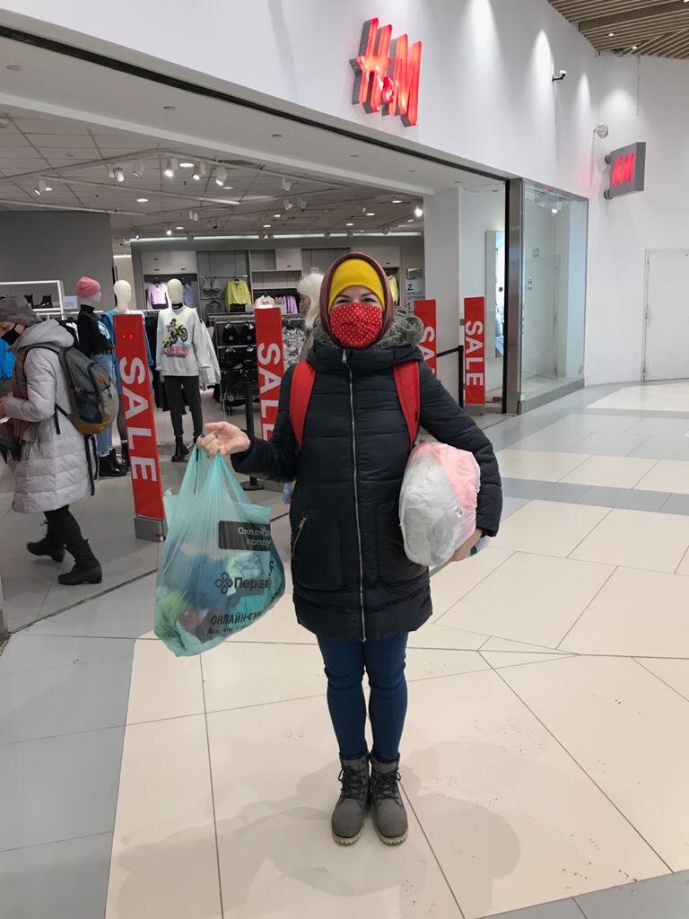 Сдаю ненужные вещи в H&M