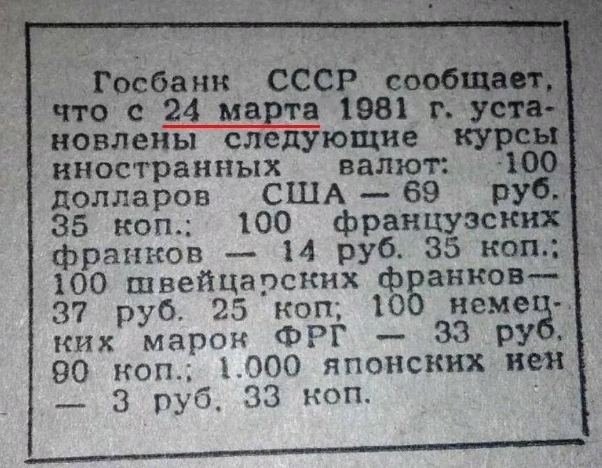 1949 1954 ссср событие. 1981 События в СССР.