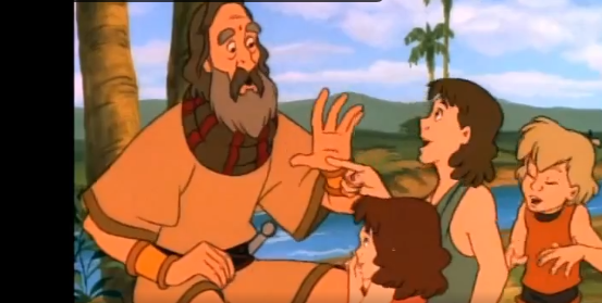 скриншот из мультика Аврам и Исаак