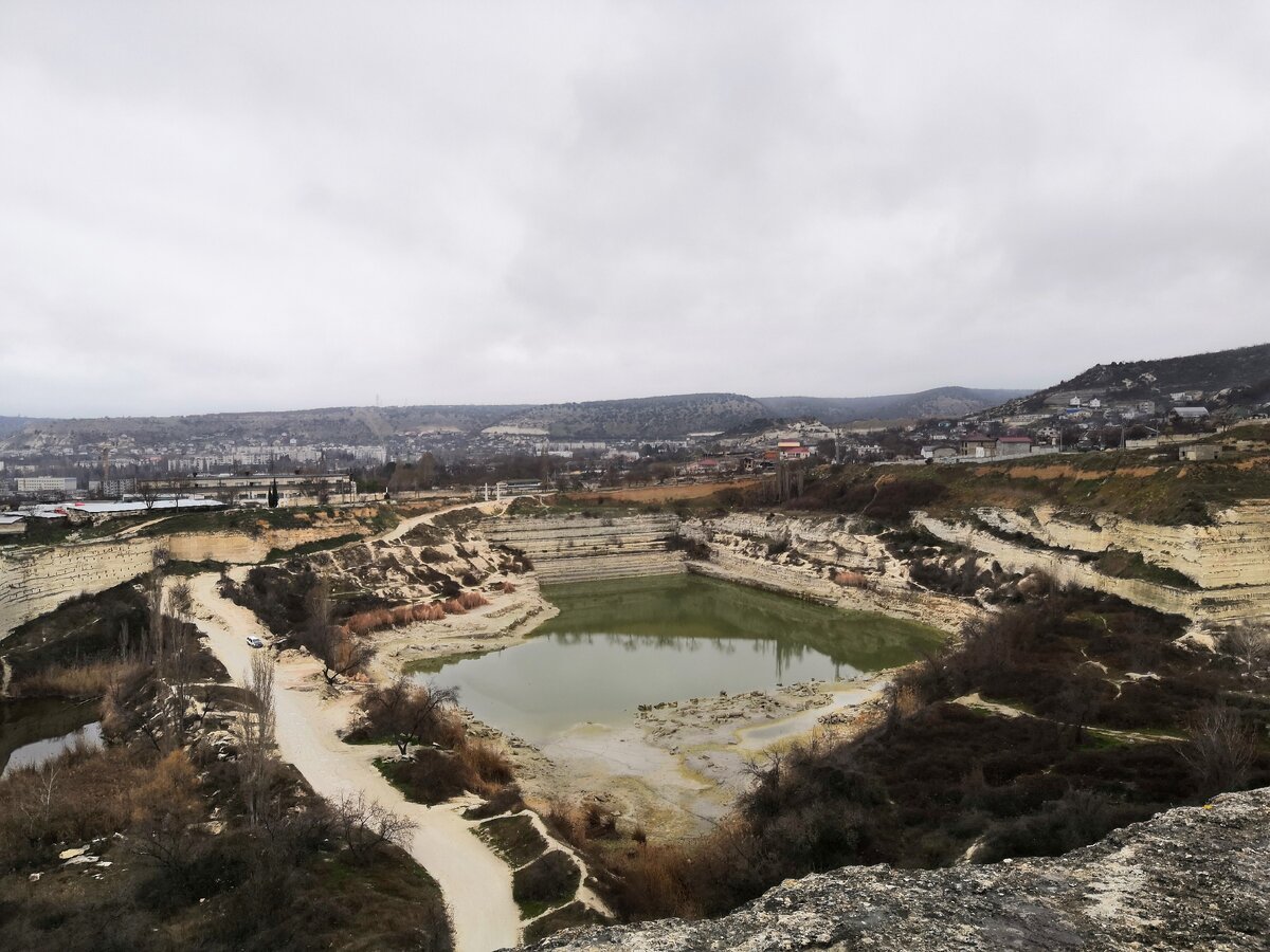 Карьер- сердечко в Инкермане. 