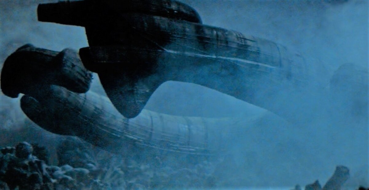 Корабль пришельцев.