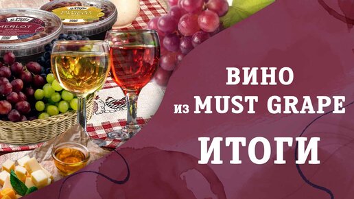 Вино из Must Grape – Итоги