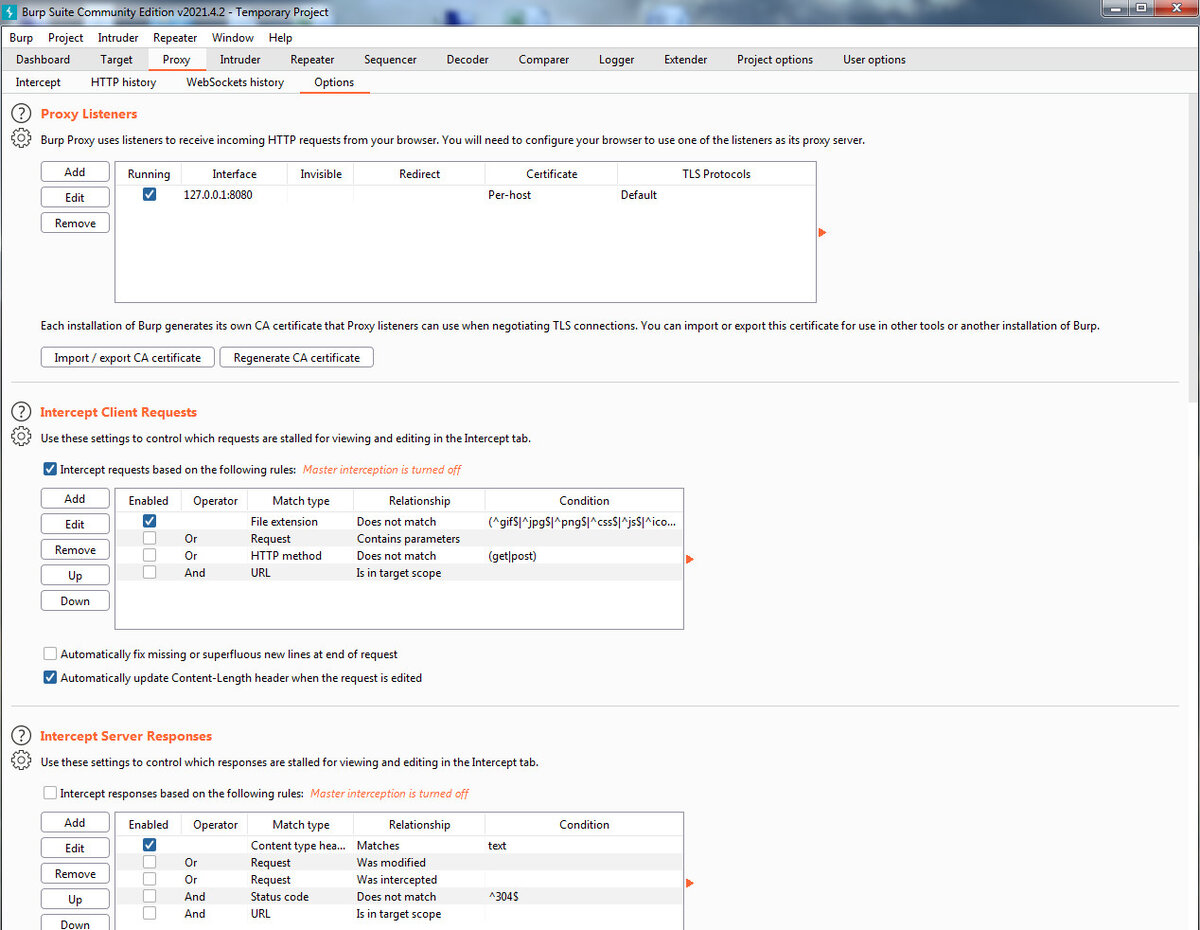 Burp Suite Community Edition